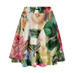 Little Girl Victorian Collage High Waist Skirt