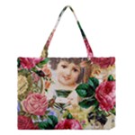 Little Girl Victorian Collage Medium Tote Bag