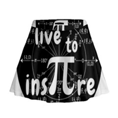 Pi Day Mini Flare Skirt by Valentinaart