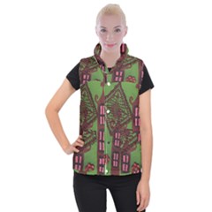 Kite In The Sky Women s Button Up Vest