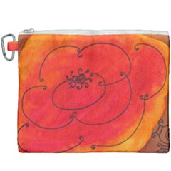 Flower Canvas Cosmetic Bag (xxxl) by snowwhitegirl