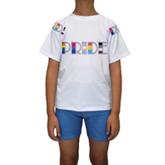 Pride Kids  Short Sleeve Swimwear by Valentinaart