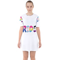 Pride Sixties Short Sleeve Mini Dress by Valentinaart