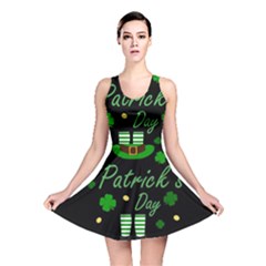 St Patricks Leprechaun Reversible Skater Dress by Valentinaart