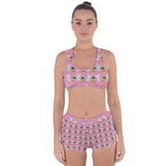 Easter Kawaii Pattern Racerback Boyleg Bikini Set by Valentinaart