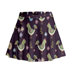 Easter Pattern Mini Flare Skirt by Valentinaart
