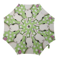 Easter Bunny  Hook Handle Umbrellas (small) by Valentinaart
