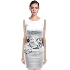 Bird Classic Sleeveless Midi Dress by ValentinaDesign
