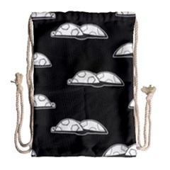 Turtle Drawstring Bag (large) by ValentinaDesign