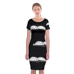 Turtle Classic Short Sleeve Midi Dress by ValentinaDesign