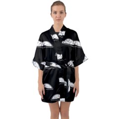 Turtle Quarter Sleeve Kimono Robe by ValentinaDesign