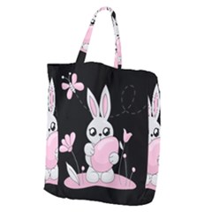 Easter Bunny  Giant Grocery Zipper Tote by Valentinaart