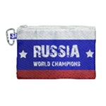 Football World Cup Canvas Cosmetic Bag (Large)