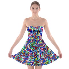 Pattern-10 Strapless Bra Top Dress