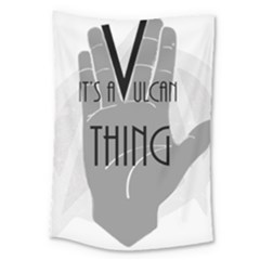 It s A Vulcan Thing Large Tapestry by Howtobead
