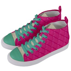 Pa Texture02 Women s Mid-top Canvas Sneakers