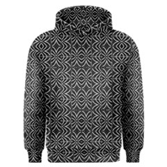 Black And White Tribal Print Men s Overhead Hoodie by dflcprints