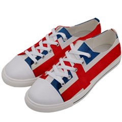 Iceland Flag Women s Low Top Canvas Sneakers by Valentinaart