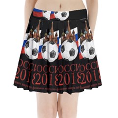 Russia Football World Cup Pleated Mini Skirt by Valentinaart