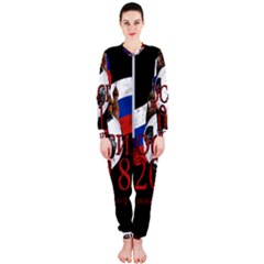 Russia Football World Cup Onepiece Jumpsuit (ladies)  by Valentinaart