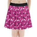HOT PINK Pleated Mini Skirt View1
