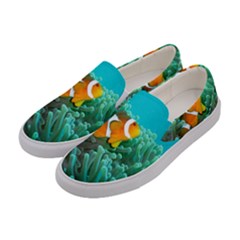 Clownfish 3 Women s Canvas Slip Ons by trendistuff