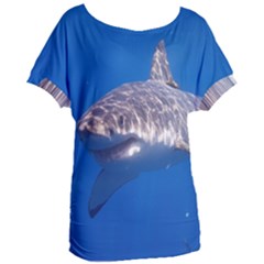 Great White Shark 5 Women s Oversized Tee by trendistuff