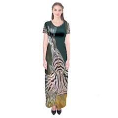 Lionfish 4 Short Sleeve Maxi Dress by trendistuff