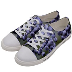 Blueberries 2 Women s Low Top Canvas Sneakers by trendistuff