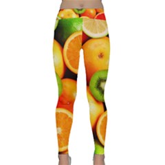 Mixed Fruit 1 Classic Yoga Leggings by trendistuff