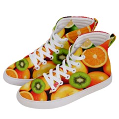 Mixed Fruit 1 Men s Hi-top Skate Sneakers by trendistuff