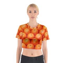 Oranges 2 Cotton Crop Top by trendistuff