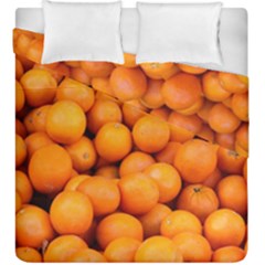 Oranges 3 Duvet Cover Double Side (king Size) by trendistuff