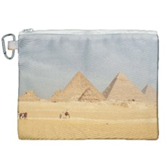 Giza Pyramids Canvas Cosmetic Bag (xxl) by StarvingArtisan