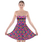 COLORFUL-11 Strapless Bra Top Dress