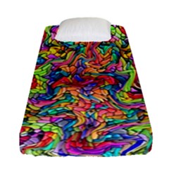Colorful-12 Fitted Sheet (single Size) by ArtworkByPatrick