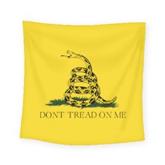 Gadsden Flag Don t Tread On Me Square Tapestry (small)