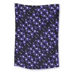 Dark Galaxy Stripes Pattern Large Tapestry by dflcprints