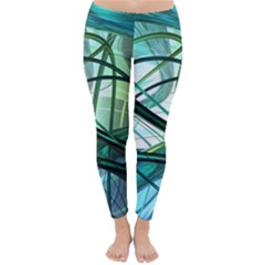 Abstract Classic Winter Leggings