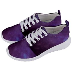 Abstract Purple Pattern Background Men s Lightweight Sports Shoes
