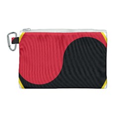 Roundel Of Angolan Air Force Canvas Cosmetic Bag (large) by abbeyz71