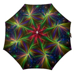 Colorful Firework Celebration Graphics Straight Umbrellas by Sapixe