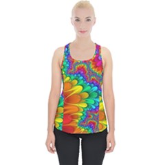 Colorful Trippy Piece Up Tank Top