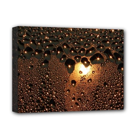 Condensation Abstract Deluxe Canvas 16  X 12   by Sapixe