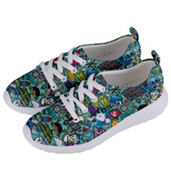 Comics Collage Women s Lightweight Sports Shoes