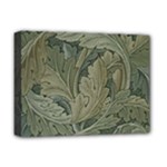 Vintage Background Green Leaves Deluxe Canvas 16  x 12  