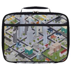 Simple Map Of The City Full Print Lunch Bag by Nexatart