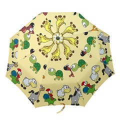 Group Of Animals Graphic Folding Umbrellas by Sapixe