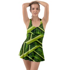Leaf Dark Green Swimsuit