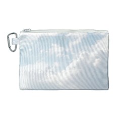 Light Nature Sky Sunny Clouds Canvas Cosmetic Bag (large) by Sapixe